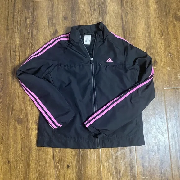 adidas purple stripe jacket